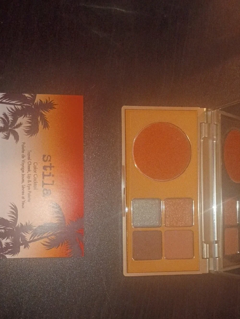Stila Color Cocktail Eyeshadow Palette - Orange, Brown, Gold, Tequila Sunrise.
